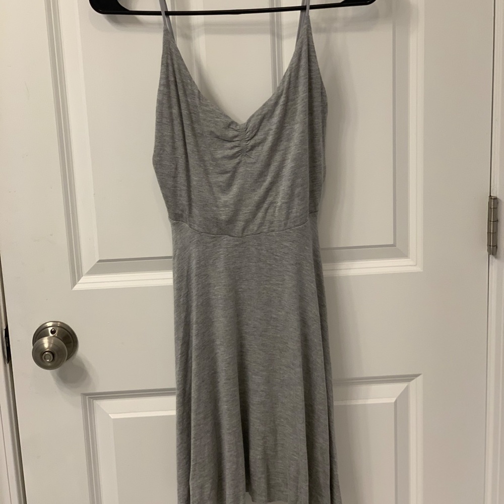 Gray mini sundress size m